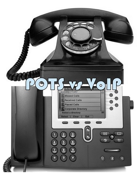 business VoIP vs analog POTS